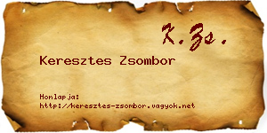 Keresztes Zsombor névjegykártya